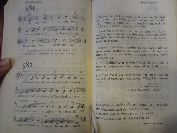 A German hymnal